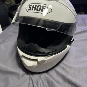 Shoei Qwest White Motorcycle Helmet
